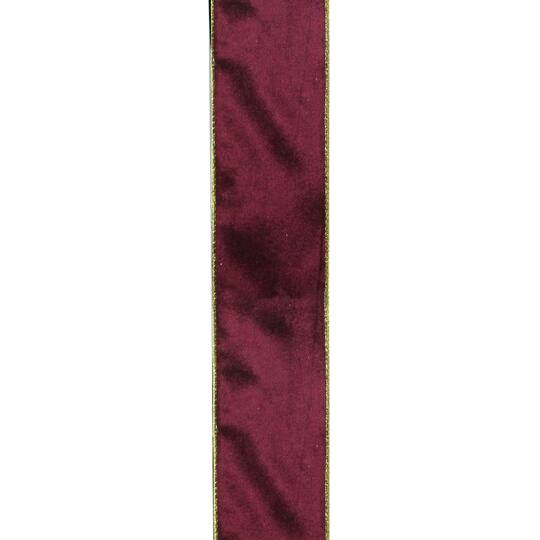 2.5" x 10yd. Wired Trimmed Christmas Ribbon